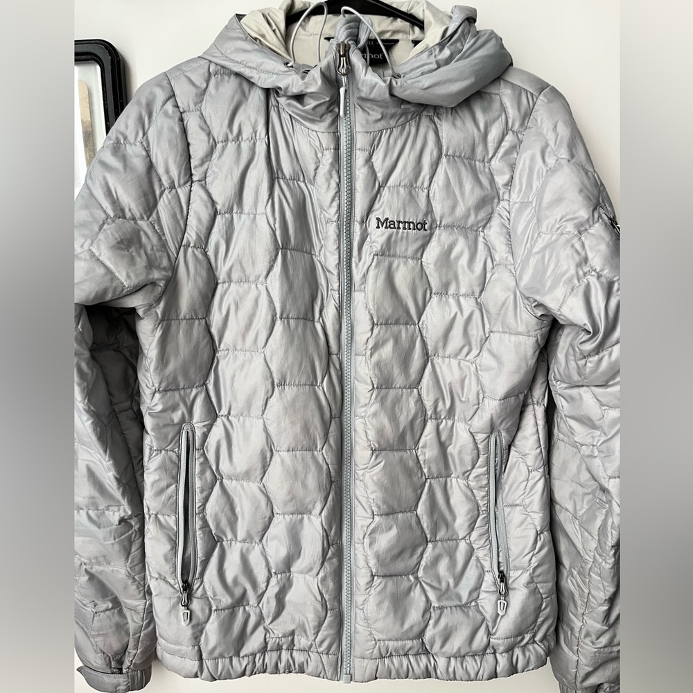 Marmot Light Gray Insulated Jacket